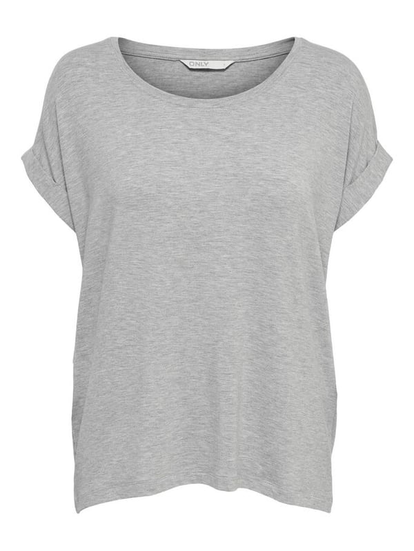 ONLY 15106662 T-tröja Rund ringning Kortärmad Elastan, Polyester, Viskos