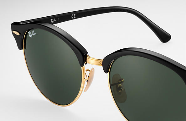 Miniatyrbillede 5 af 5: Ray-Ban Clubround Classic solbrille Clubmaster Rund