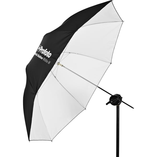 Profoto 100974 heijastin valokuvaukseen Sateenvarjo Musta, Valkoinen