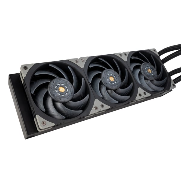 Silverstone SST-XE360PDD Computerkølesystem Processor Væskekølingssæt 12 cm Aluminium, Sort, Grå