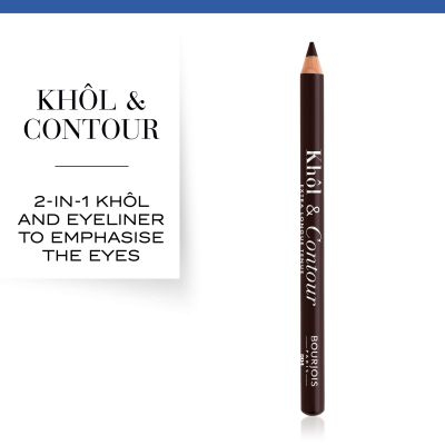 Miniatyrbillede 5 af 5: Bourjois Khôl & Contour eye pencil 1,2 g Kohl 04 Brun-Dépendante