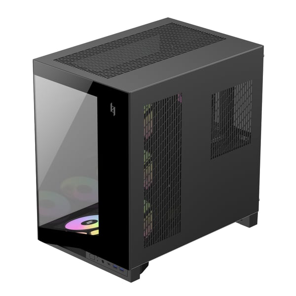 GameMax NEX C56 BK tietokonekotelo Midi Tower Musta