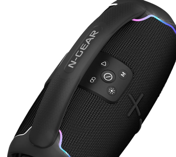 N-GEAR NRG200 Kannettava ja juhlakaiutin Musta 50 W