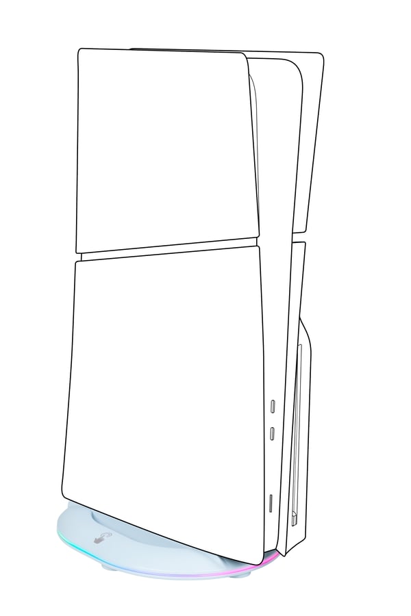 Miniatyrbild 7 av 9: Bigben Interactive PS5SVERTSTAND spelkonsoldel och tillbehör Stånd