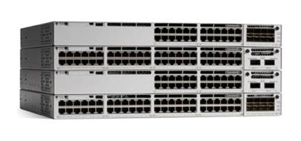 Miniatyrbild 2 av 2: Cisco Catalyst C9300L-24T-4X-A nätverksswitchar hanterad L2/L3 Gigabit Ethernet (10/100/1000) Grå