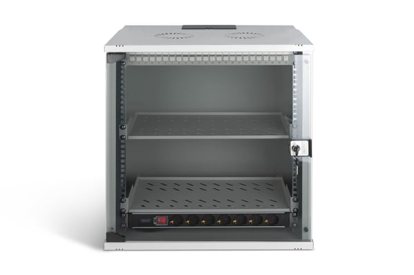 Miniatyrbild 5 av 5: Digitus DN-49206-SET rack 12U Väggmonterad rack Grå