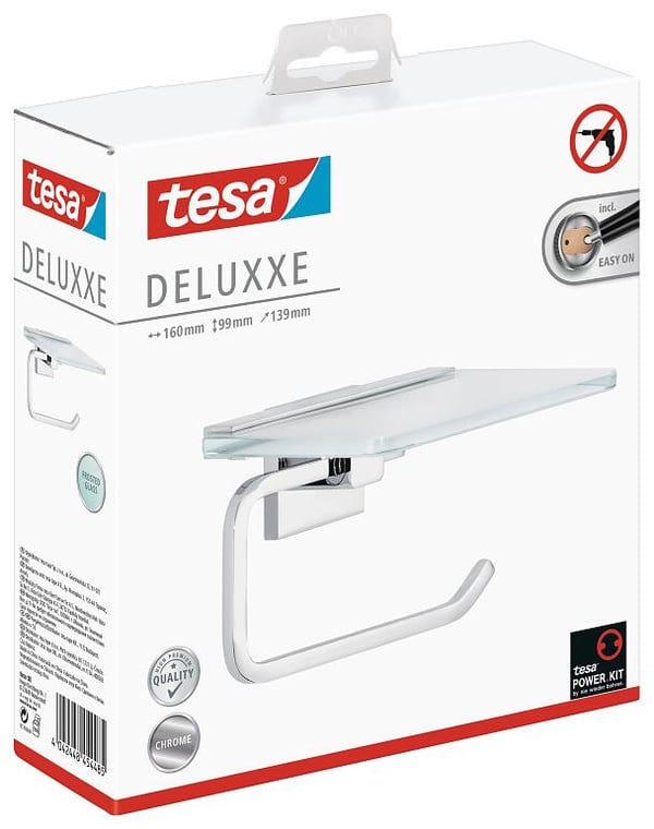 TESA DELUXXE Vægmonteret Krom