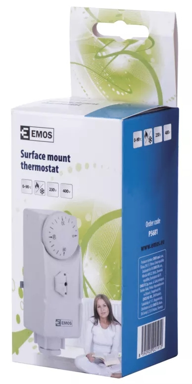 Pikkukuva 3 / 7: Emos P5681 termostaatti AC Valkoinen