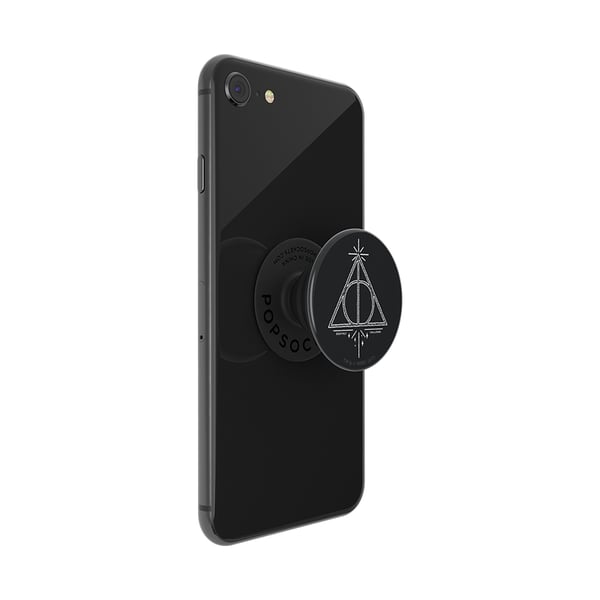 Miniatyrbillede 3 af 7: PopSockets Harry Potter - Deathly Hallows Passiv holder Mobiltelefon/Smartphone Sort, Hvid