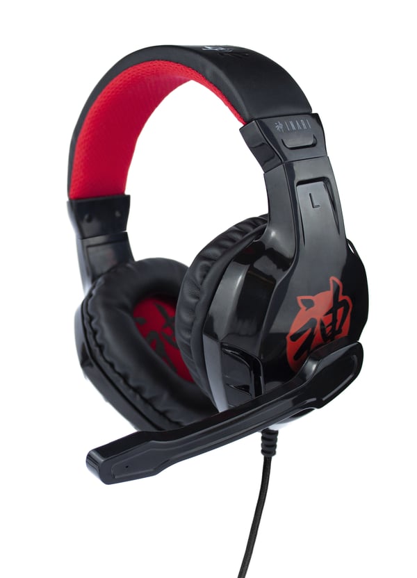 Blade Gaming FT2001 hovedtelefoner/headset Ledningsført Spil Sort, Rød