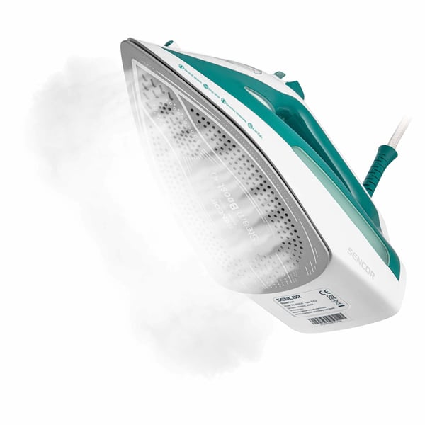Pikkukuva 8 / 13: Sencor SSI 6100GR silitysrauta Höyrysilitysrauta Keraaminen pohjalevy 2600 W Vihreä