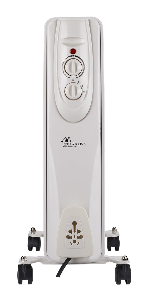 Extralink EX.30622 elektrisk rumsvärmare inomhus Vit 2500 W Elektrisk oljevärmare