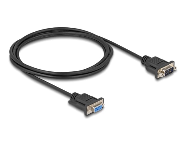 Pikkukuva 1 / 2: DeLOCK 87834 sarjakaapeli Musta 2 m RS-232
