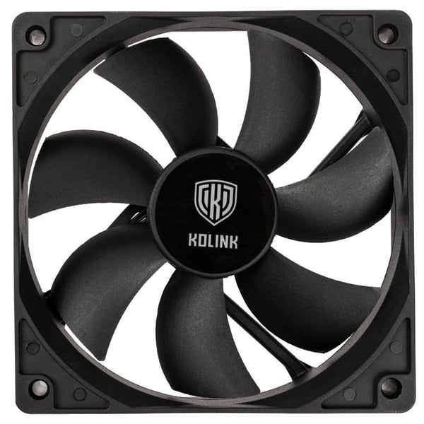 Miniatyrbillede 4 af 6: Kolink Classic HDB Computerkabinet Ventilator 12 cm Sort 1 stk