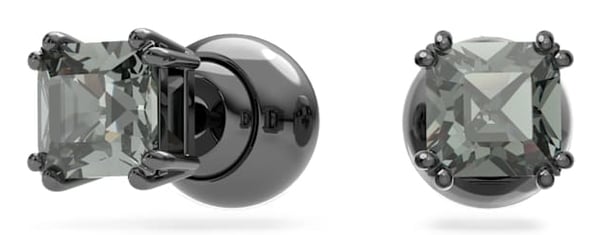 Miniatyrbillede 1 af 5: Swarovski 5642511 ørering Ørestikker Metal Sort