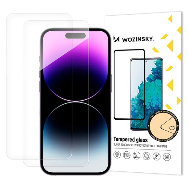 Pikkukuva 1 / 10: Wozinsky 5907769380112 Matkapuhelimen näyttö- ja taustasuoja Kirkas näytönsuoja Apple 2 kpl