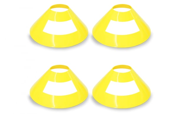 Miniatyrbillede 1 af 4: Jamara 460523 trafikkegle & tønde Gul Plast 4 stk
