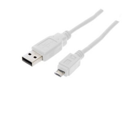 shiverpeaks BS77181-W USB-kabel USB 2.0 1 m USB A Micro-USB B 0,48 Gbit/sek. Hvid
