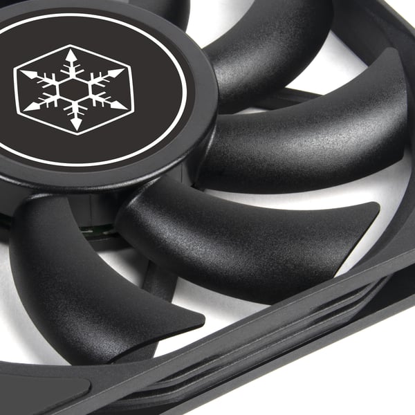 Pikkukuva 8 / 9: Silverstone Air Slimmer 120 Tietokonekotelo, Suoritin Ilmanjäähdytin 12 cm Musta 1 kpl