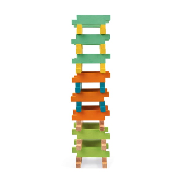 Miniatyrbillede 10 af 20: JANOD 60-piece construction set (wood)