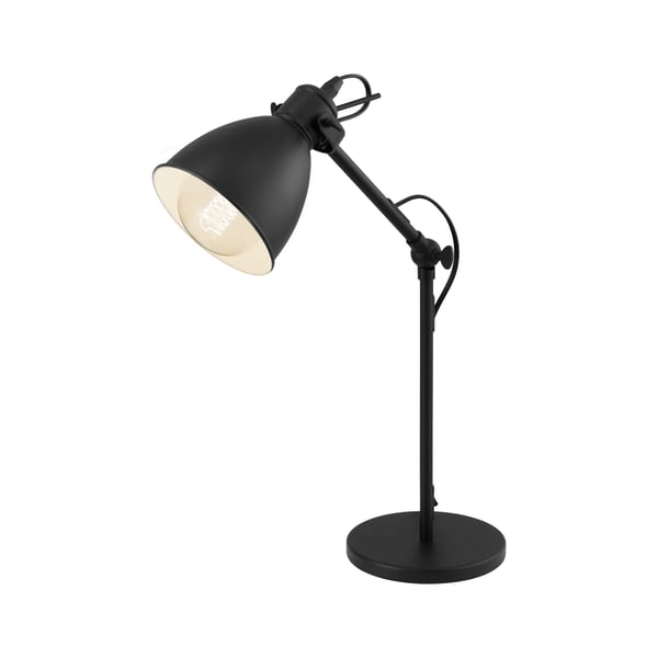 EGLO Priddy bordslampor E27 Svart, Vit EGLO Priddy bordslampor E27 Svart, Vit