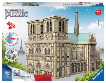 Miniatyrbillede 1 af 2: Ravensburger 12523 puslespil 3D puslespil 324 stk