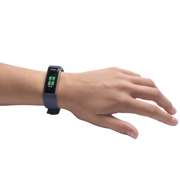 Denver BFH-16 TFT Aktivitetstracker til håndled 2,44 cm (0.96") IP67 Sort, Blå
