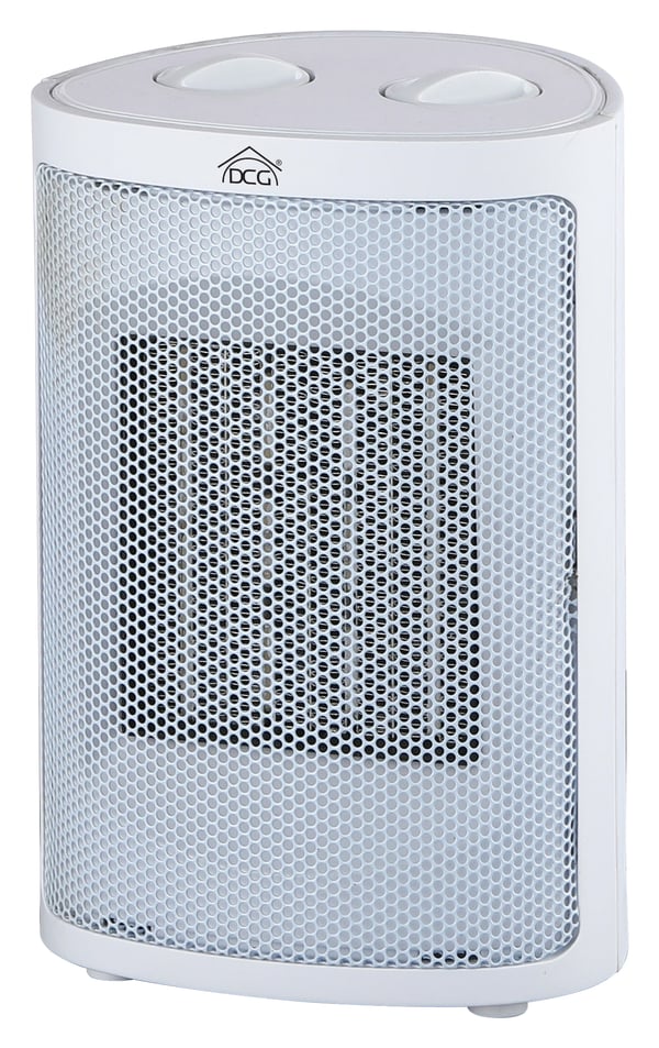 DCG Eltronic PTC0150 elektrisk rumsvärmare inomhus Vit 15000 W Infraröd elektrisk värmefläkt