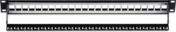 Miniatyrbillede 2 af 3: Trendnet TC-KP24S patch panel 1U