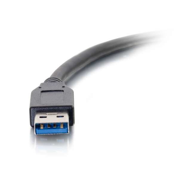 Pikkukuva 2 / 3: C2G 28832 USB-kaapeli USB 3.2 Gen 1 (3.1 Gen 1) 1,83 m USB C USB A 5 Gbit/s Musta