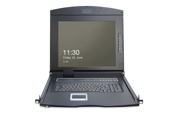 Miniatyrbillede 2 af 8: Digitus DS-72210-1GE rack-konsol 43,2 cm (17") 1280 x 1024 pixel Sort 1U