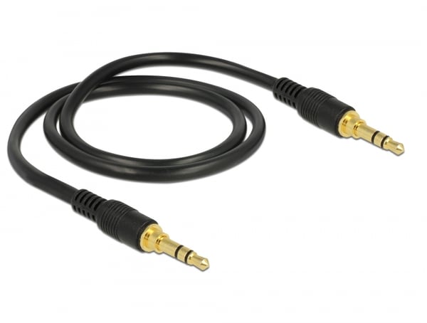 Pikkukuva 2 / 3: DeLOCK 85545 audiokaapeli 0,5 m 3.5mm Musta
