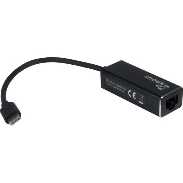 Pikkukuva 1 / 4: Inter-Tech Argus IT-811 - Verkkosovitin - USB-C - Gigabit Ethernet