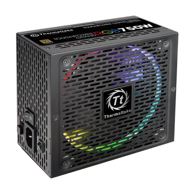 Pikkukuva 1 / 13: Thermaltake Toughpower Grand RGB 750W Gold (RGB Sync Edition) virtalähdeyksikkö 24-pin ATX ATX Musta