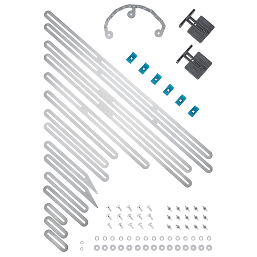 wolfcraft GmbH 5210000 radiusmåler Stair gauge Sort, Rustfrit stål