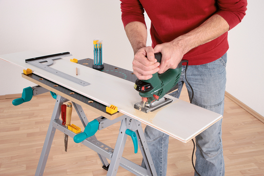 Miniatyrbillede 3 af 11: wolfcraft GmbH MASTER 200 Savbuk arbejdsbord