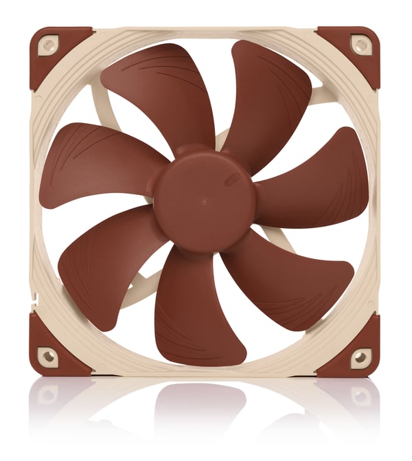 Noctua NF-A14 Computerkabinet Ventilator 14 cm Beige, Brun