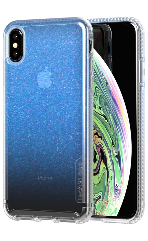 Miniatyrbillede 1 af 11: Innovational Pure Shimmer mobiltelefon etui Cover Blå, Transparent