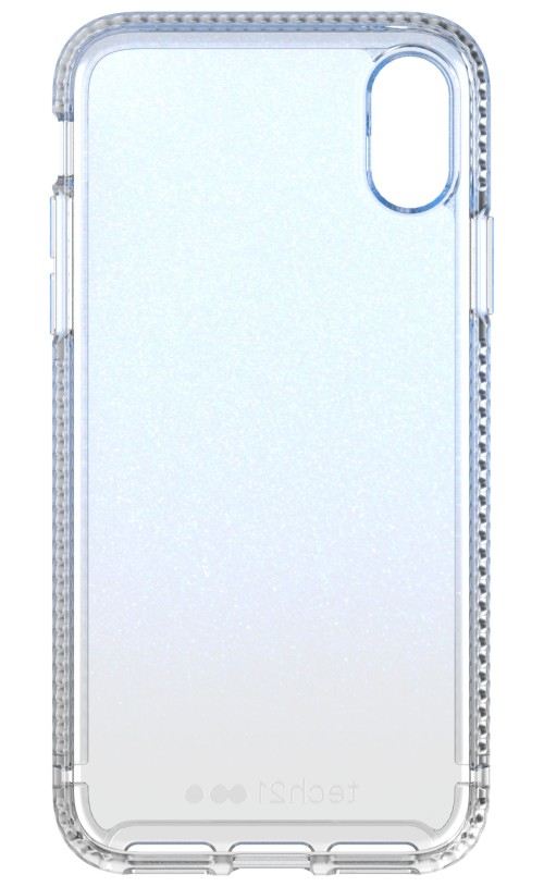 Innovational Pure Shimmer mobiltelefon etui 14,9 cm (5.85") Cover Blå, Transparent