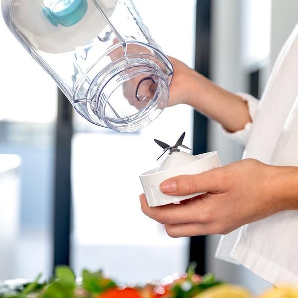 Cecotec Power Black Titanium 1300MAX W 1,5 L Bordplade blender 1300 W Hvid, Grå, Transparent