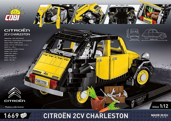 Miniatyrbild 6 av 10: COBI Citroen 2CV Charleston - Executive Edition