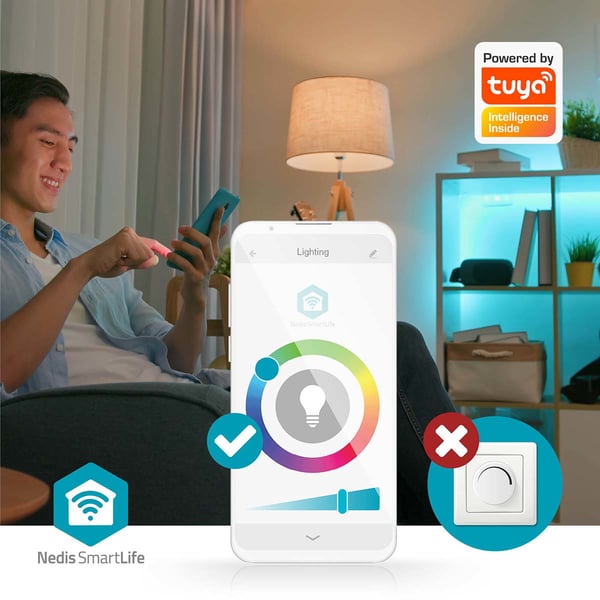 Nedis WIFILAC31WT intelligent belysning Intelligent loftslys Wi-Fi 18 W