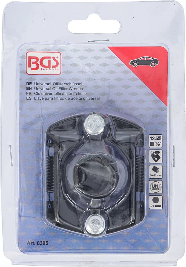 BGS technic Universal Oil Filter Wrench
