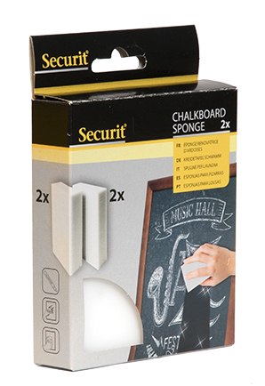 Securit SPONGE-2 svamp Rektangulär Melamin Vit 2 styck