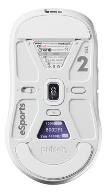 PULSAR X2H eS Medium hiiri Pelaaminen Molempikätinen RF Wireless + USB Type-C Optinen 26000 DPI