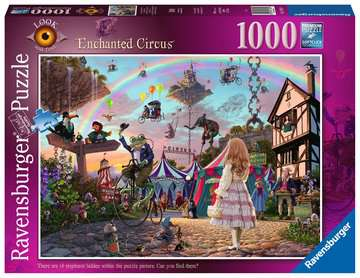 Pikkukuva 1 / 5: Ravensburger Enchanted Circus Kuviopalapeli 1000 kpl Fantasia