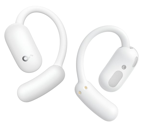 Soundcore AeroFit 2 Hovedtelefoner Trådløs Open-ear Opkald/Musik/Sport/Hverdag Bluetooth Hvid