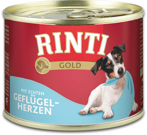 RINTI Gold Hjerte, Fjerkræ Voksen 185 g RINTI Gold Hjerte, Fjerkræ Voksen 185 g