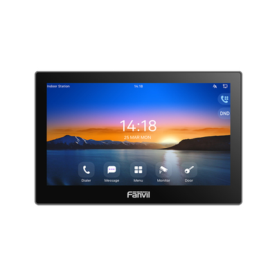 Miniatyrbild 1 av 3: Fanvil I504W videointercom-system 17,8 cm (7") Svart