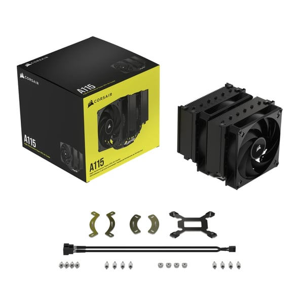 Corsair AF ELITE A115 Suoritin Ilmanjäähdytin 14 cm Musta 1 kpl
